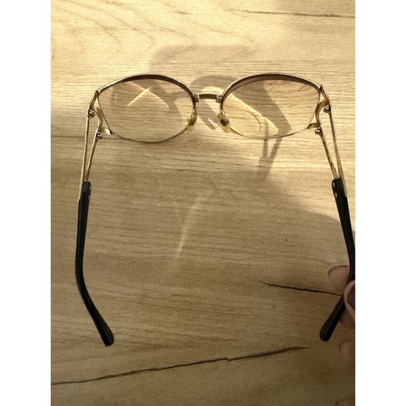 Vintage CHRISTIAN DIOR Sunglasses Rare Lunette de Soleil Oversize 70s Black Gold main image 8